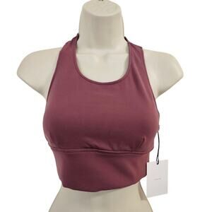 ITALIC Racerback Sports Bra in Maeve Pink Size XS NWT